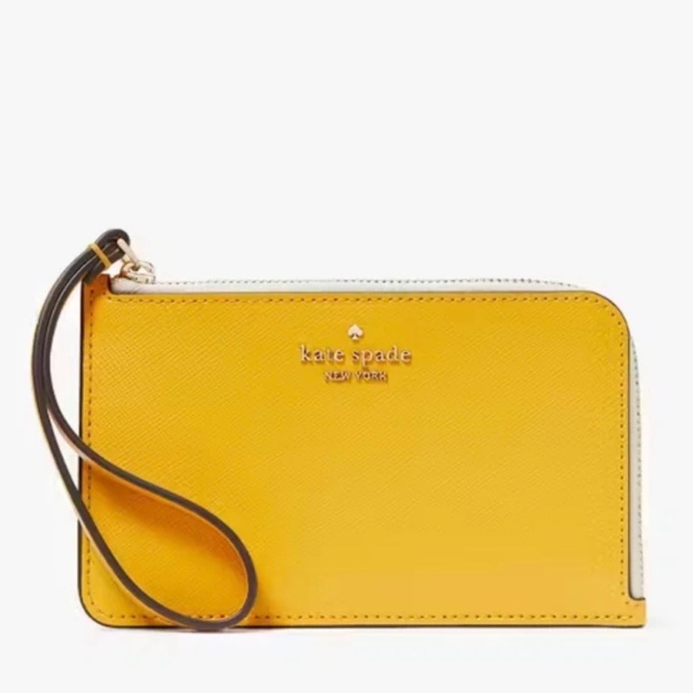 Kate Spade Lucy Bi-Color Small L zip Wrislet
